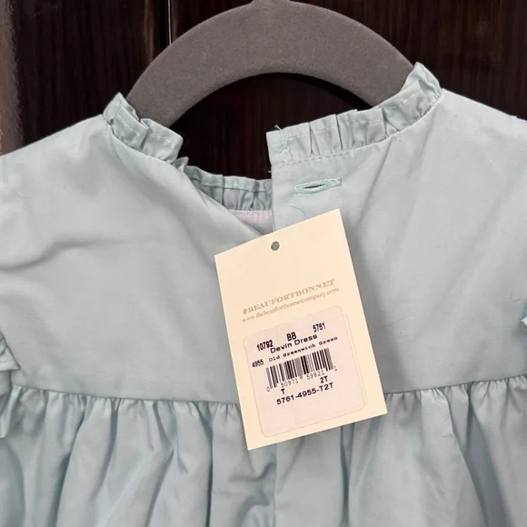 TBBC Devin Dress Greenwich Green 2T NWT - Picture 5 of 9